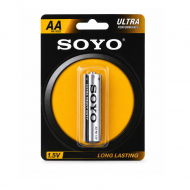 Pile sèche au zinc carbone Soyo AA R6