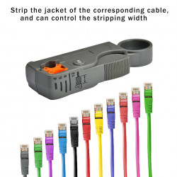 Multi-tool Automatic Coaxial Wire Stripper 10.5mm Cut