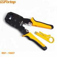 Pince à sertir réseau 3 en 1 GSFixtop 10607 Pince à sertir réseau 3 en 1 GSFixtop 10607