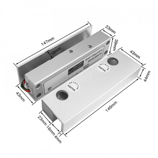12V DC Electric Glass Door Lock 12V DC Electric Glass Door Lock
