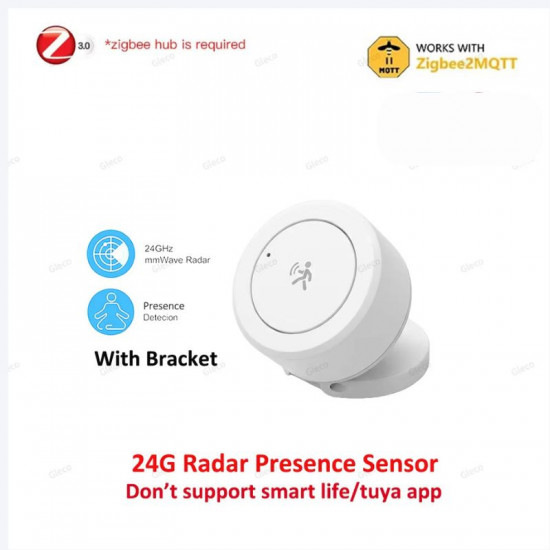 Détecteur de présence humaine Zigbee Tuya , capteur de présence par Radar 2.4G