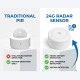 Détecteur de présence humaine Zigbee Tuya , capteur de présence par Radar 2.4G