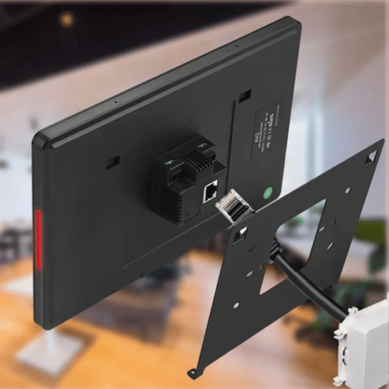 Panneau de Contrôle Domotique Android 10,1″ Pretech WP103 – Écran Tactile Wi-Fi / PoE – Installation Murale Standard EU