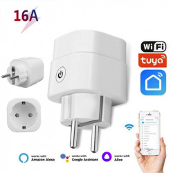 Smart Plug Wireless Remote Control Timer Socket 16A 220V WiFi EU