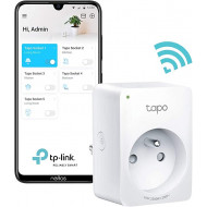 Prise Connectée WiFi 10A TPLINK TAPO P100 Compatible alexa et googlehome
