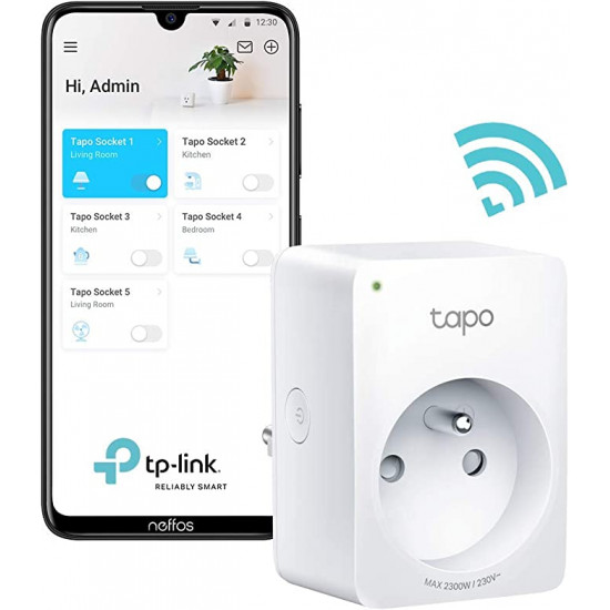 Prise Connectée WiFi 10A TPLINK TAPO P100 Compatible alexa et googlehome