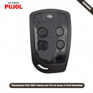 Télécommande PUJOL VARIO 4 Boutons 433 MHz pour Porte de Garage et Portail Automatique