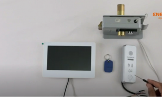 VFE-11-VFE10 2-wire energical video door phone connection method