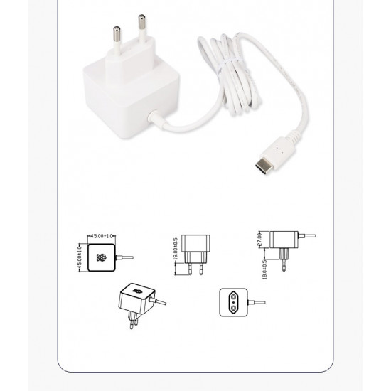 Alimentation USB-C Officiel Original Raspberry Pi 4 15.3W 5V 3A type-c Prise EU Alimentation USB-C Officiel Original Raspberry Pi 4 15.3W 5V 3A type-c Prise EU