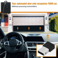 Récepteur d'ouverture de porte de garage et système de barrière électrique automatique JS-092-A2L