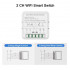 Module récepteur wifi mini switch double allumage avec neutre 10A compatible Tuya et Alexa