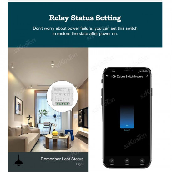 Module récepteur wifi mini switch double allumage avec neutre 10A compatible Tuya et Alexa Module récepteur wifi mini switch double allumage avec neutre 10A compatible Tuya et Alexa