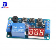 Delay Timer Relay Shield 3 Bits Digit Tube LED Display Switch Programmable Readout Delay Timer Relay Module with Buzzer 12V