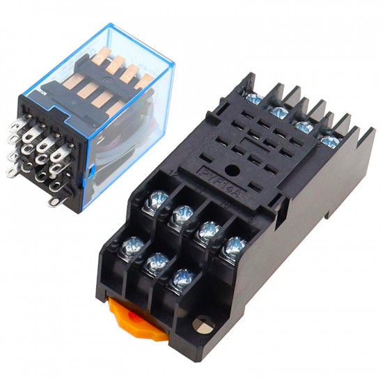 14 Pin Relay 24VDC With Base