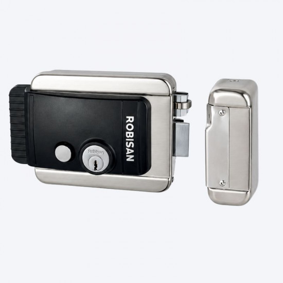 Serrure Électrique ROBISAN 558-MS Double Cylindre – Double Bobinage – Réversible Intérieur / Extérieur