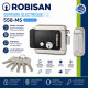 Serrure Électrique ROBISAN 558-MS Double Cylindre – Double Bobinage – Réversible Intérieur / Extérieur