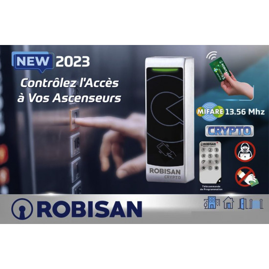 Mifare Card Reader 13.56 Mhz For Encrypted Elevator ROBISAN 7012-MF Mifare Card Reader 13.56 Mhz For Encrypted Elevator ROBISAN 7012-MF