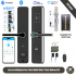Serrure Biométrique Intelligent Bluetooth TTlock ROBISAN X29 porte turque ( Deverrouillage Par Empreinte , Code , App , Clée et TAG Mifare )