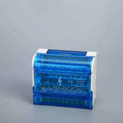 Cabinet Copper Plastic waterproof junction box 4 * 11 cabinet 125A 