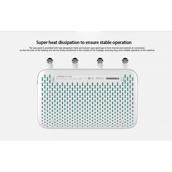 répéteur wi-fi bi-bande xiaomi 4A sans fil, 2.4/5.0GHz1167Mbps 4 antennes à travers le mur répéteur wi-fi bi-bande xiaomi 4A sans fil, 2.4/5.0GHz1167Mbps 4 antennes à travers le mur