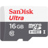 Carte mémoire SanDisk Ultra Micro SDHC 16 Go Classe 10 UHS-I (vitesse jusqu'à 80 Mo/s)