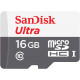 Carte mémoire SanDisk Ultra Micro SDHC 16 Go Classe 10 UHS-I (vitesse jusqu'à 80 Mo/s)