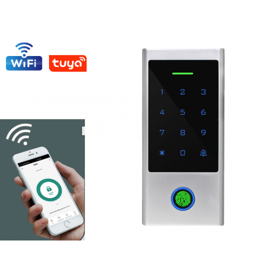 Clavier de controle d'accès Biométrique RFID WIFI Tuya APP secukey HF1-WIFI