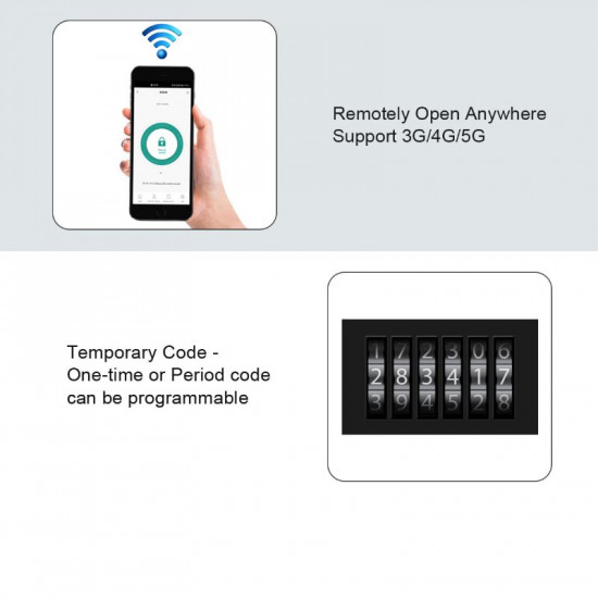 Digicode connecté Tuya wifi secukey HF7-wifi