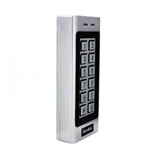 Clavier de Contrôle d’Accès Digicode RFID Métal Étanche avec 2 Relais pour 2 Portes Secukey A4 Clavier de Contrôle d’Accès Digicode RFID Métal Étanche avec 2 Relais pour 2 Portes Secukey A4