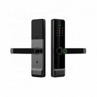 Serrure intelligente biomértique finition Black-black TTLock Bluetooth – Empreinte, Code, Carte MIFARE – Mortaise 5050 