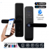 serrure intelligente biométrique à empreinte digitale , code , carte et application Ttlock bluetooth