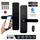 serrure intelligente biométrique à empreinte digitale , code , carte et application Ttlock bluetooth