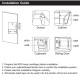 Serrure Tiroir armoire meuble caché RFID 