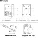 Serrure Tiroir armoire meuble caché RFID 