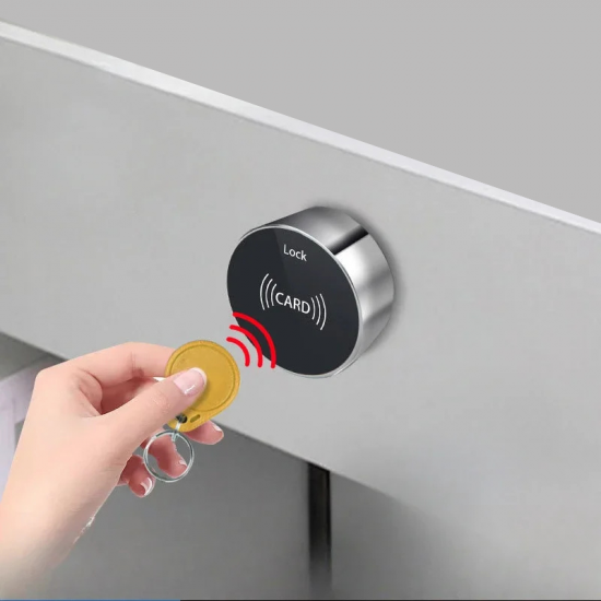 Serrure électronique RFID MIFARE pour casier et armoire – Mode Public / Privé avec alimentation USB de secours