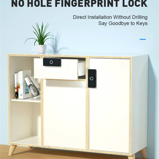 Serrure biométrique numérique à empreintes digitales pour tiroir , armoire , vitrine Serrure biométrique numérique à empreintes digitales pour tiroir , armoire , vitrine