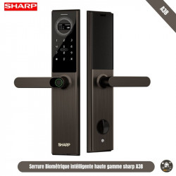 Serrure de porte Intelligente  biométrique haute qualité Sharp A3-B à reconnaissance faciale , empreinte et code