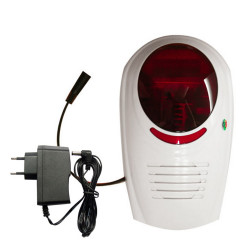 Sirène éxtérieure Clignotante Sonore Sans Fil étanche 110dB, 433MHz TIGER LB-W03 Sirène éxtérieure Clignotante Sonore Sans Fil étanche 110dB, 433MHz TIGER LB-W03