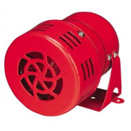 Mini sirène de moteur en métal rouge 220V MS-190 Mini sirène de moteur en métal rouge 220V MS-190