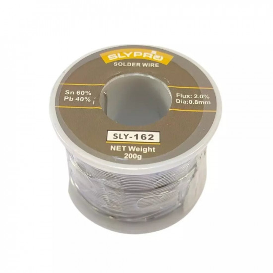 Rouleau de fil à souder 0.8mm2  200g  SLY-162