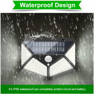  Solar Light Outdoor Solar Lamp 100LED with Motion Sensor Solar LED Light Waterproof Sunlight Powered for Garden Decoration