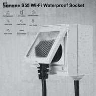 SONOFF S55 Waterproof IP55 Wifi Smart Power Socket