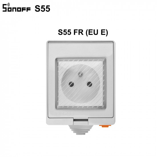 SONOFF S55 étanche IP55 Wifi prise de courant intelligente