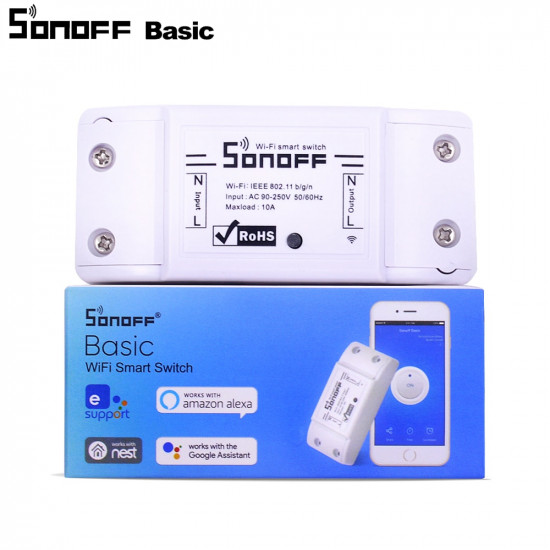 Sonoff Basic-interrupteur intelligent, commutateur sans fil wifi