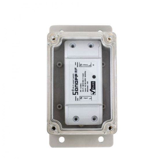 IP66 Waterproof Junction Box Waterproof Case Water-resistant Shell For Sonoff Basic/RF/Dual IP66 Waterproof Junction Box Waterproof Case Water-resistant Shell For Sonoff Basic/RF/Dual