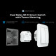 Sonoff WiFi Smart Curtain Switch with Power Metering Certified DualR3 Dual Relay DIY Curtain Blinds Roller Shutter Two Way