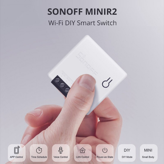 SONOFF – INTERRUPTEUR WIFI INTELLIGENT MINI R2