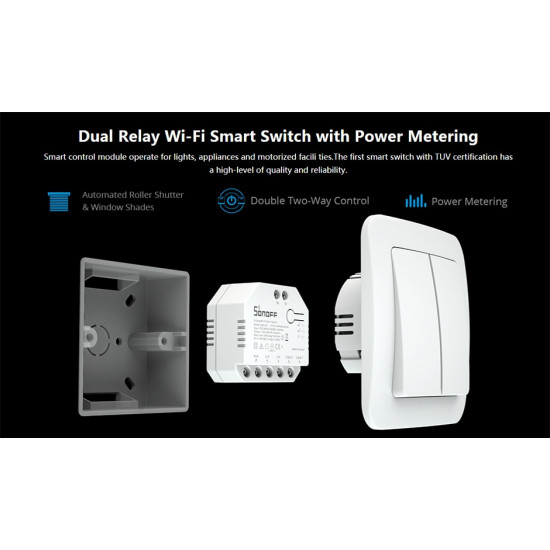 SONOFF ZBMINI Zigbee 3.0 Two Way Mini Smart Switch SONOFF ZBMINI Zigbee 3.0 Two Way Mini Smart Switch