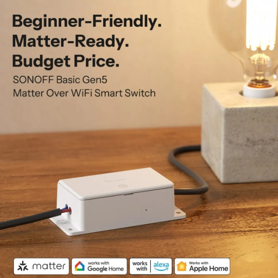 SONOFF Basic Gen5 Matter Over WiFi Smart Switch BASIC-1GS