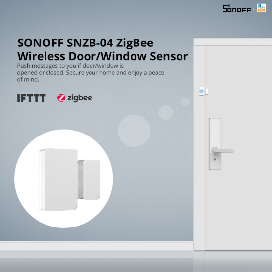 Capteur de porte/fenêtre sans fil ZigBee SONOFF SNZB-04
